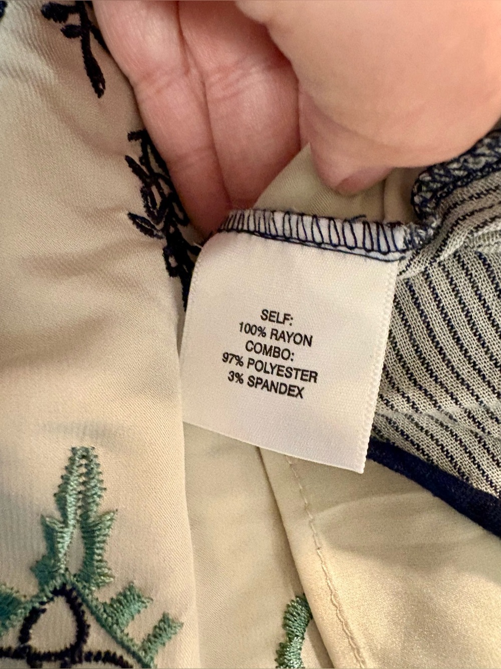 Jane and Delancey Embroidered Button Up - Picture 6 of 6